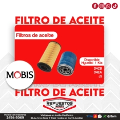 FILTROS DE ACEITE D4CB-D4EA-J3