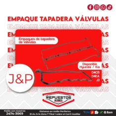 EMPAQUE DE TAPADERA DE VALVULAS D4CB-D4EA-J3